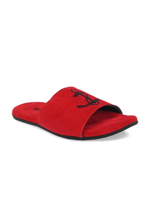 

Big Fox Men Red Embellished Sliders