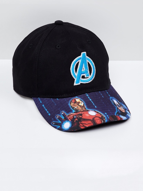 

max Boys Black & Blue Embroidered Baseball Cap
