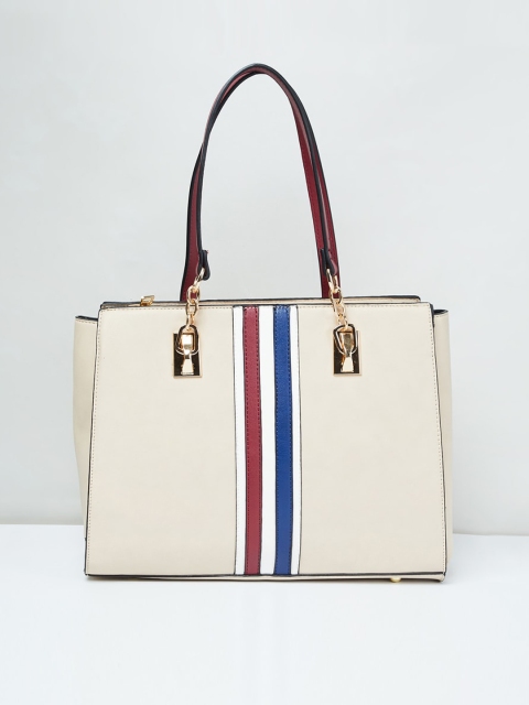 

max Beige Solid Shoulder Bag
