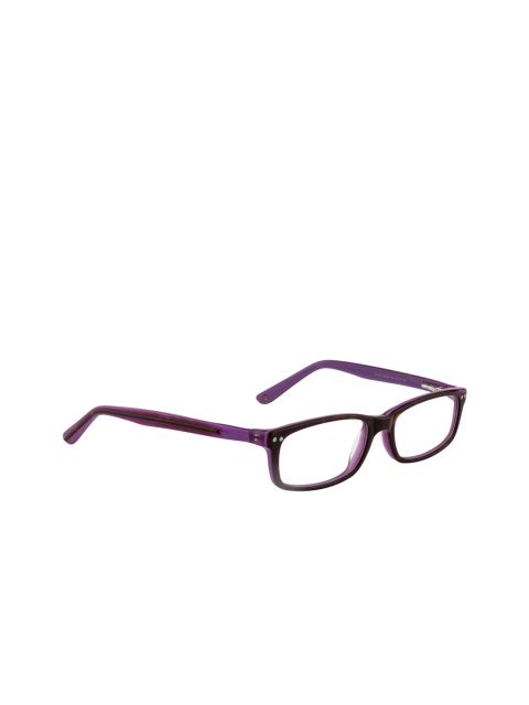 

Gold Berg Unisex Purple Solid Full Rim Rectangle Frames GB-177_DEMI BRN