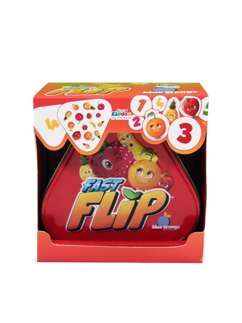 

Smily Kiddos Unisex Kids Red & White Fast Flip Board Game