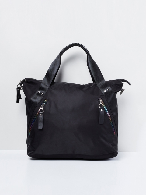 

max Black Solid Handheld Bag