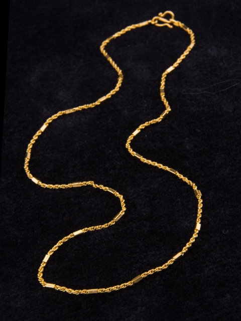 

Alankruthi Gold-Toned Brass Handcrafted Link Chain