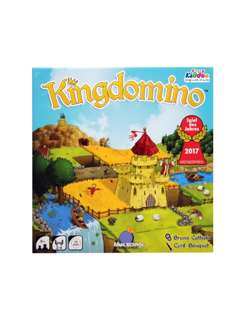 

Smily Kiddos Kids White & Blue Kingdomino Board Game