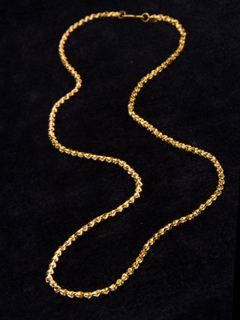 

Alankruthi Gold-Toned Brass Gold-Plated Handcrafted Chain
