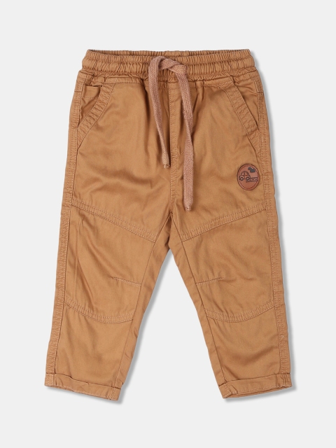 

Donuts Boys Khaki Regular Fit Solid Cargos