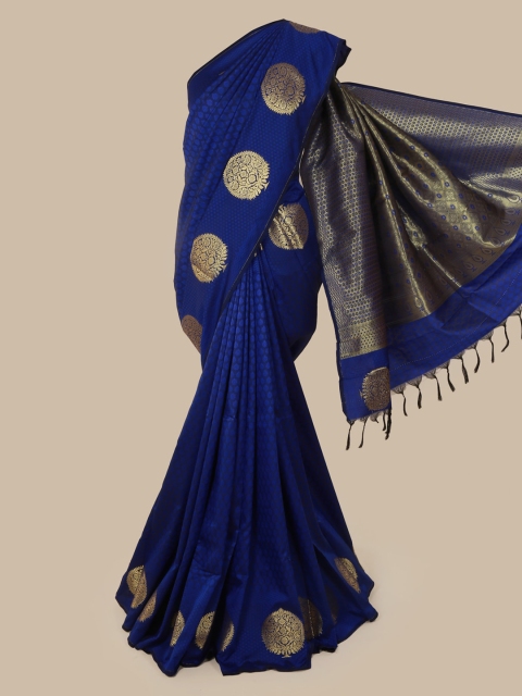 

Pothys Blue Woven Design Art Silk Saree