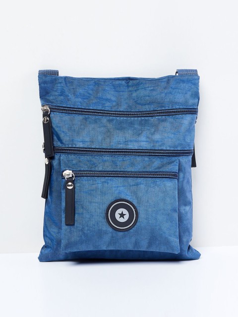 

max Blue Solid Sling Bag
