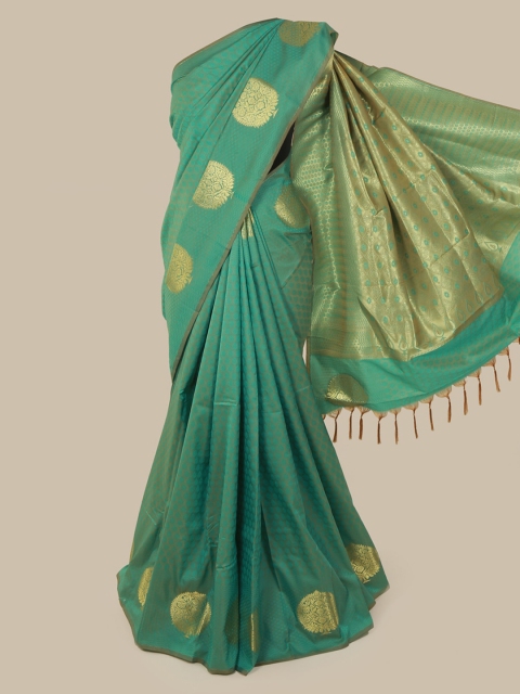 

Pothys Green Printed Art Silk Saree