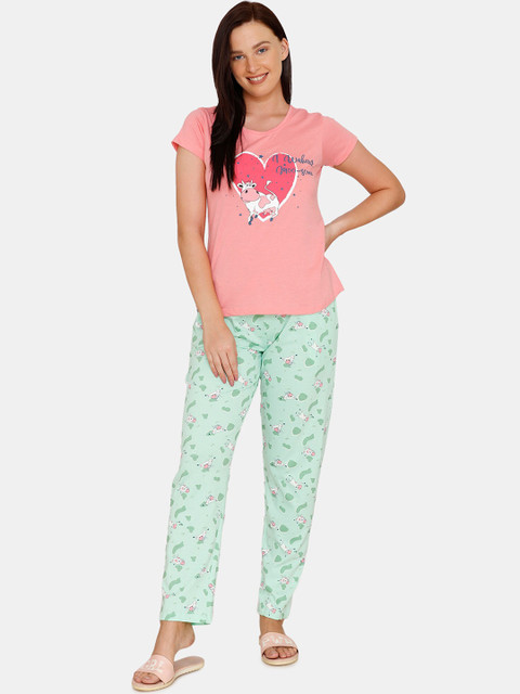 

Zivame Women Multi Graphic, Pink