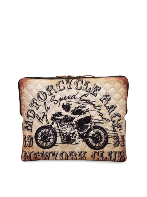 

The House of Tara Brown Printed Fabric Laptop Sleeve Bag