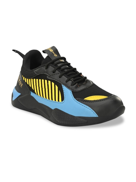 

Big Fox Men Black Synthetic Running Shoes