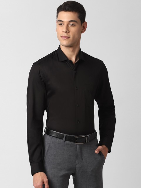 

Peter England Black Full Sleeves Formal Shirt