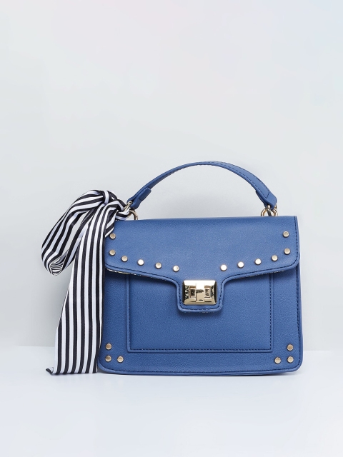 

max Blue Embellished Sling Bag