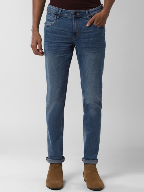 

Peter England Casuals Men Navy Blue Tapered Fit Jeans