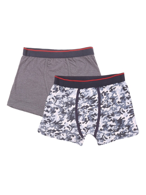 

Pantaloons Junior Boys Pack Of 2 Boxer-Style Briefs-205000006001754, Grey