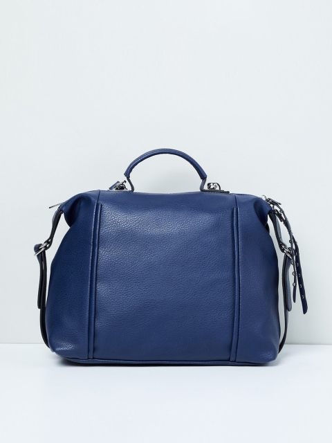 

max Blue Solid Handheld Bag