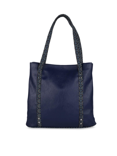 

HORRA Blue Solid Handheld Bag