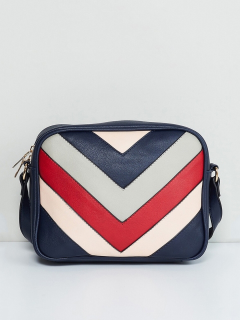 

max Multicoloured Colourblocked Sling Bag, Multi