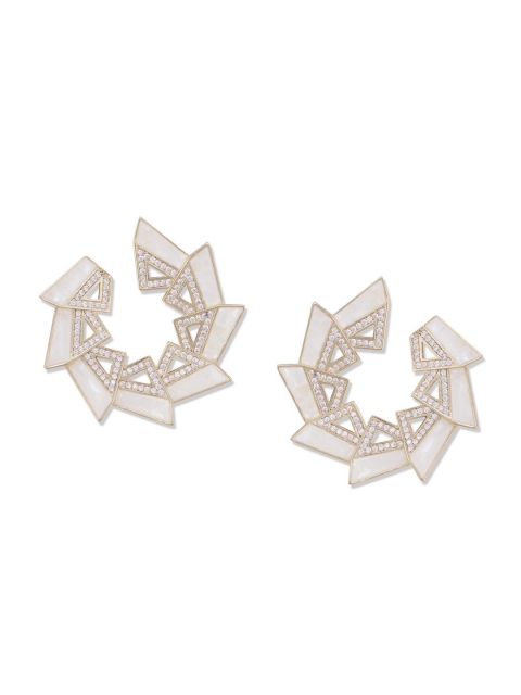 

shaze Gold-Plated Contemporary Studs