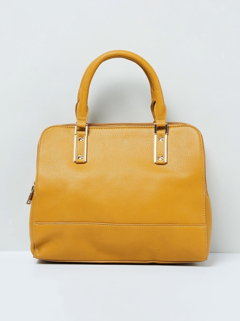 

max Mustard Solid Handheld Bag