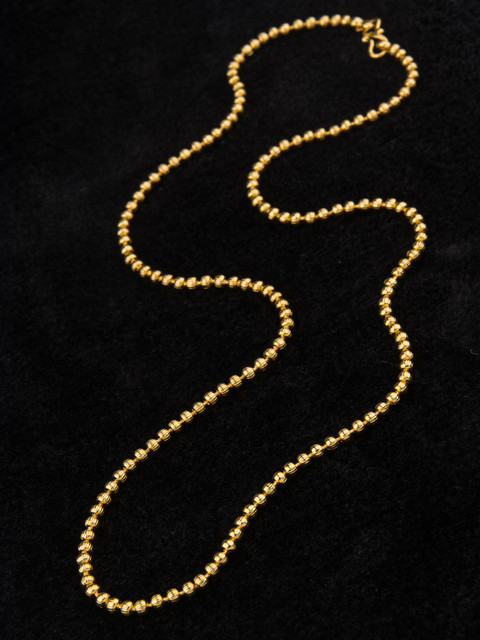 

Alankruthi Gold-Toned Brass Gold-Plated Handcrafted Chain