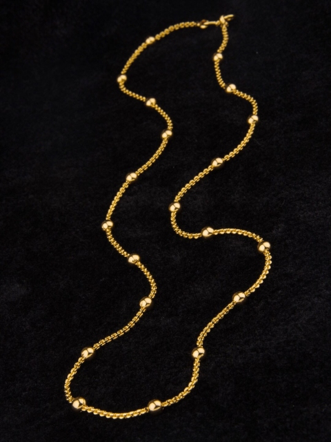 

Alankruthi Gold-Toned Brass Gold-Plated Handcrafted Chain