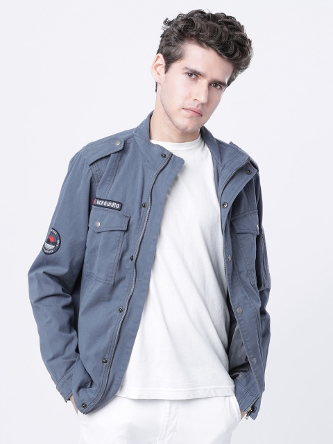 

Ecko Unltd Men Blue Solid Tailored Jacket