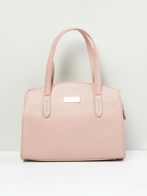 

max Pink Solid Handheld Bag
