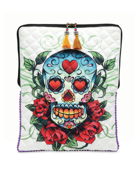 

The House of Tara Unisex White & Red Printed Laptop Sleeve