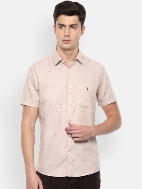 

Louis Philippe Sport Men Beige Printed Casual Shirt