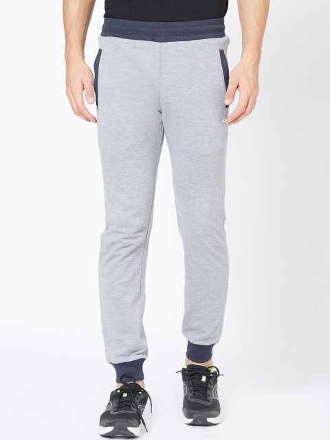

FiTZ Men Grey Melange Solid Slim-Fit Joggers