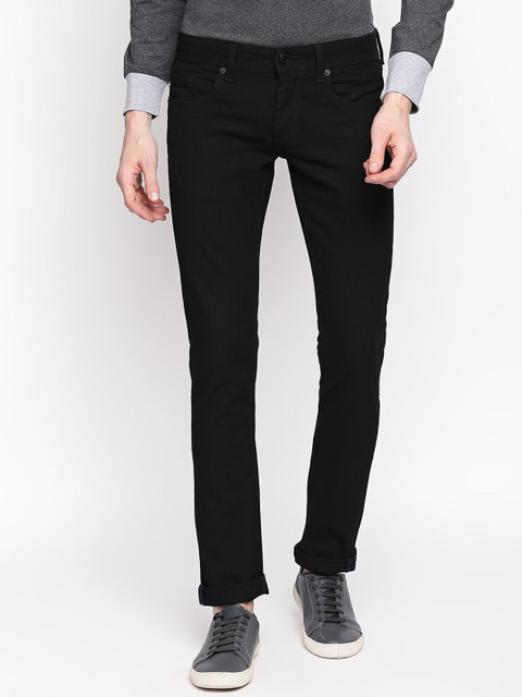 

Basics Men Black Super Skinny Fit Jeans