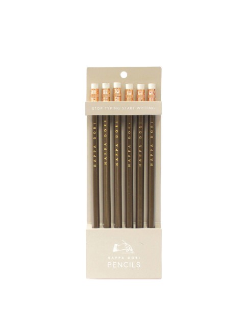 

NAPPADORI Sustainable Pencil set of 6 Khaki