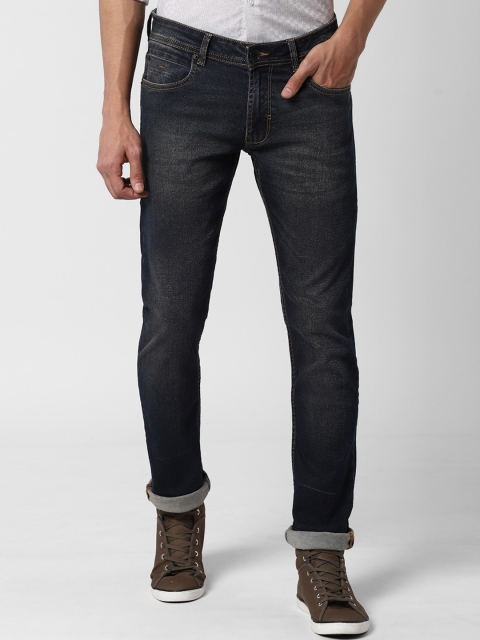 

Peter England Casuals Men Navy Blue Slim Fit Mid-Rise Clean Look Jeans
