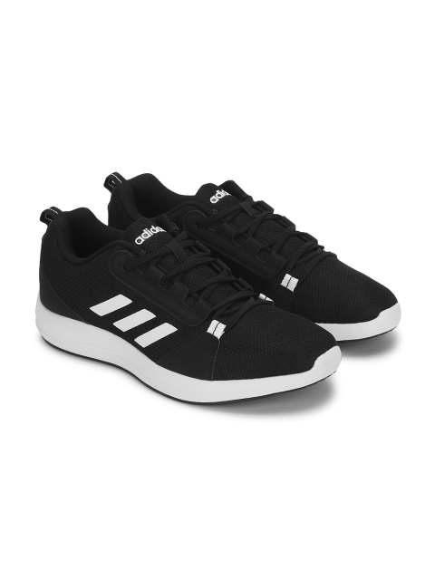 

ADIDAS Men Black & White Running Shoes