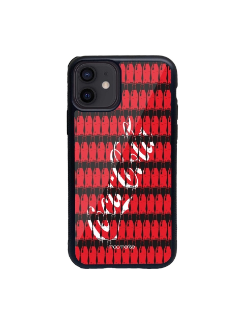 

macmerise Black & Red Coke Bottles iPhone 12 Back Case