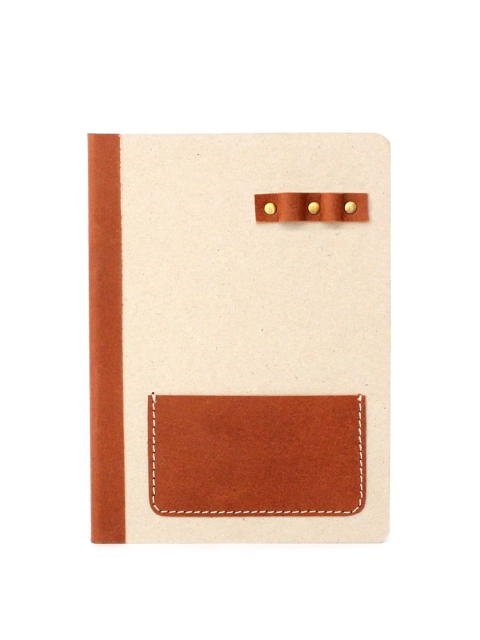 

NAPPADORI Journal Multi Tan Plain Notebook