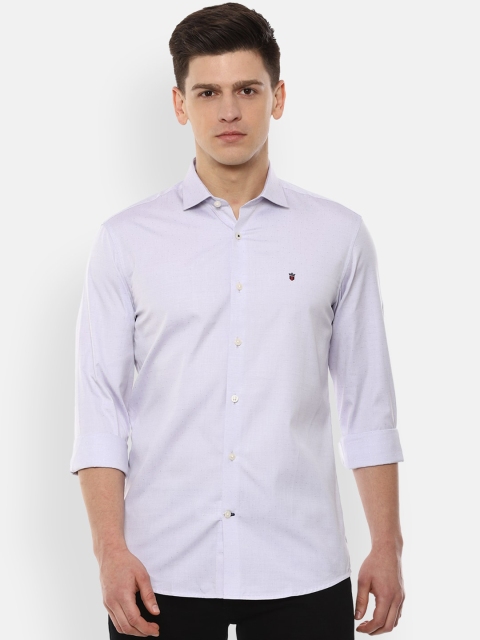 

Louis Philippe Sport Men Purple Self Design Casual Shirt