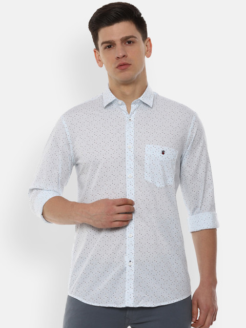 

Louis Philippe Sport Men White Printed Casual Shirt