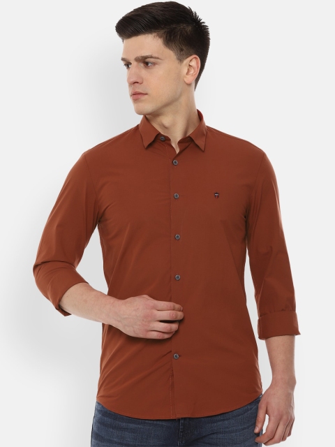 

Louis Philippe Sport Men Brown Solid Casual Shirt