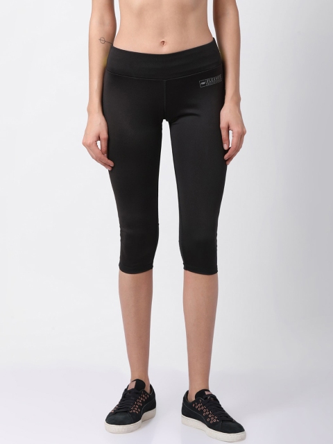 

GOLDSTROMS Women Black Solid Slim Fit Capris