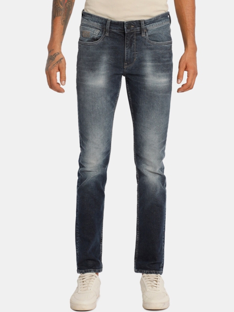 

U.S. Polo Assn. Men Blue Skinny Fit Mid-Rise Clean Look Jeans