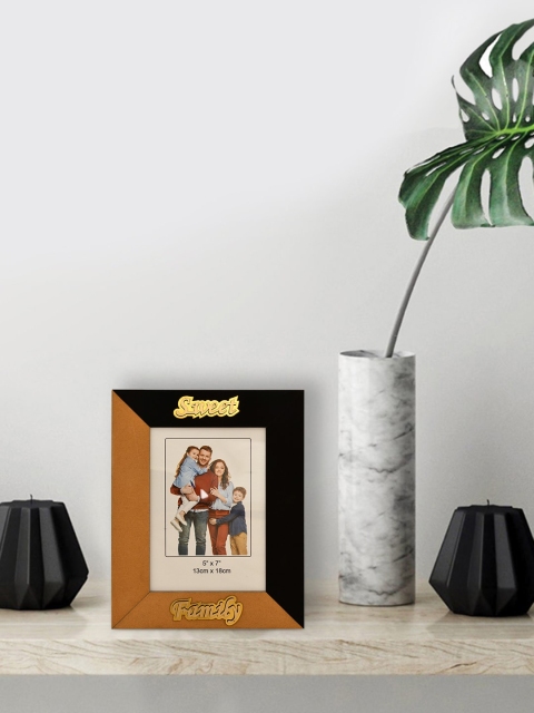 

Bodh Design Brown & Black Dual Tone Sweet Family Photo Frame