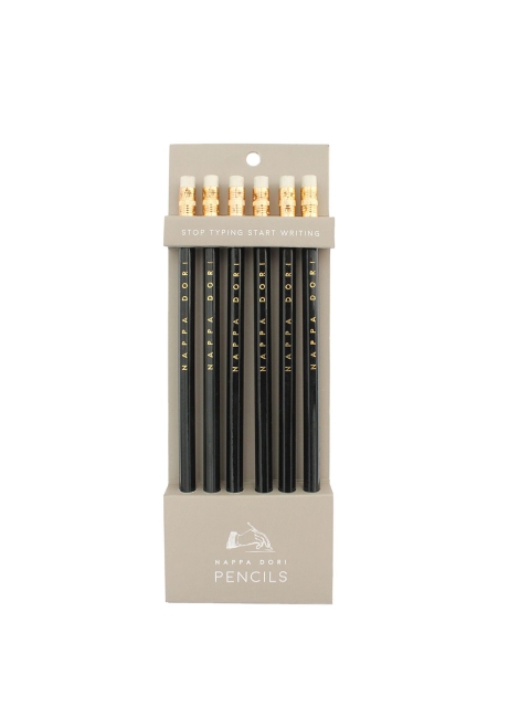

NAPPADORI Pencil Set of 6 Black