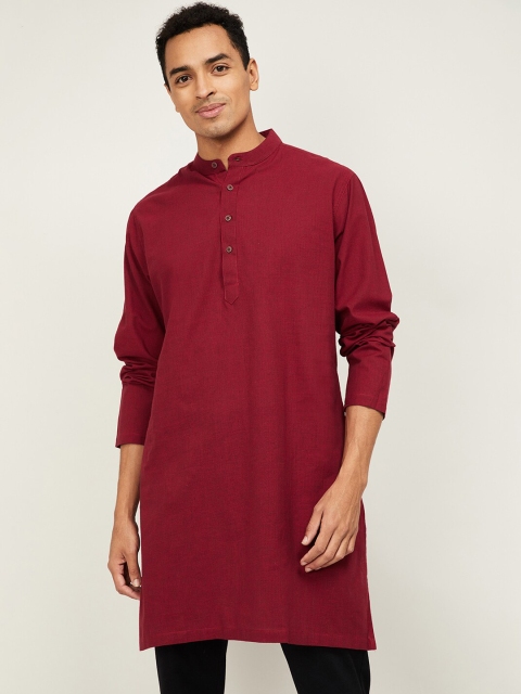 

Melange by Lifestyle Men Maroon Pathani Kurta