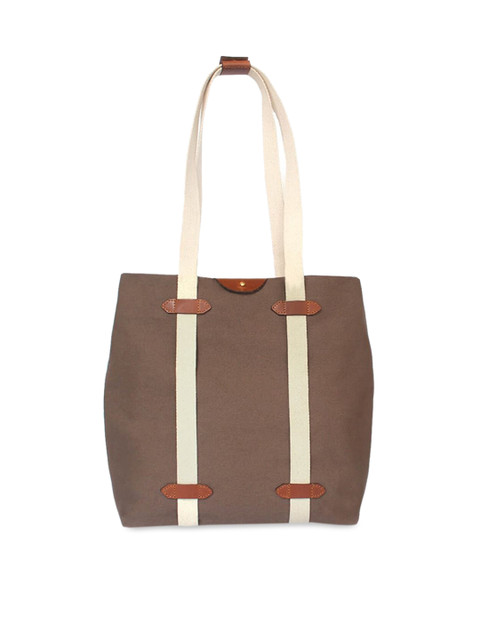 

NAPPADORI Commuter Khaki Canvas Unisex Tote Bag