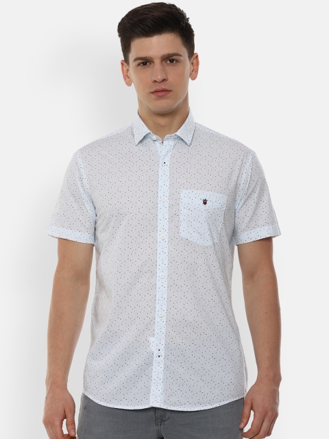 

Louis Philippe Sport Men Blue Printed Casual Shirt