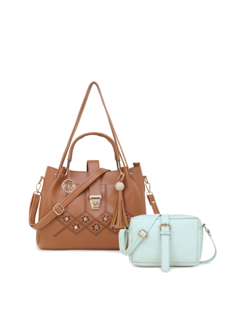 

WOMEN MARKS Tan Brown Solid Shoulder Bag