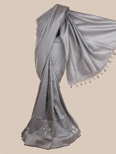 

Pothys Grey Pure Silk Woven Design Banarasi Saree